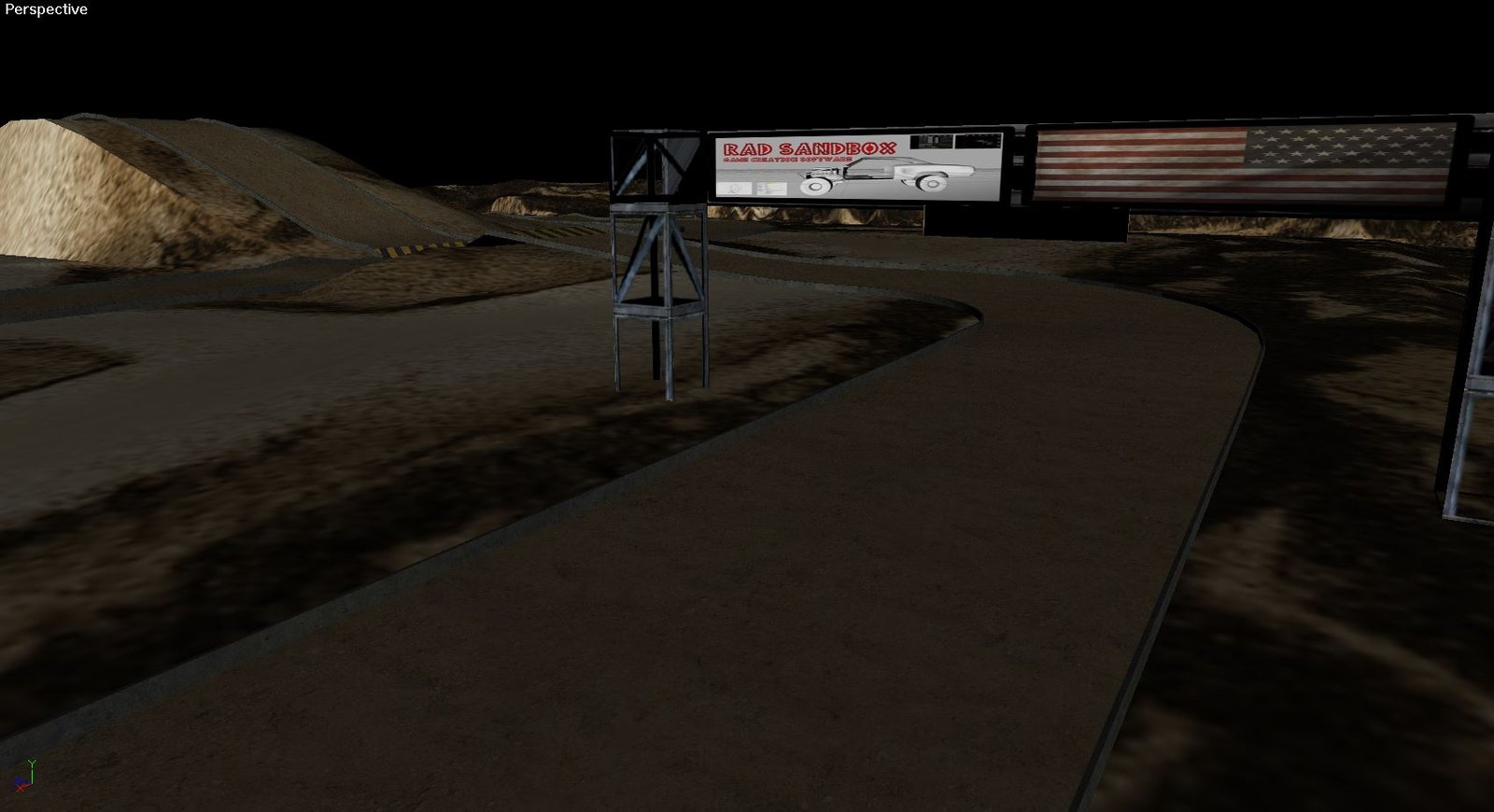 Dirt Track 07 Off-road dirt Race Track 3D Model - Image 4
