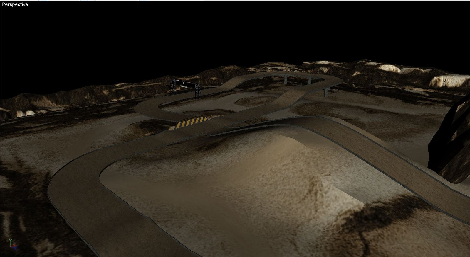 Dirt Track 07 Off-road dirt Race Track 3D Model - Image 6