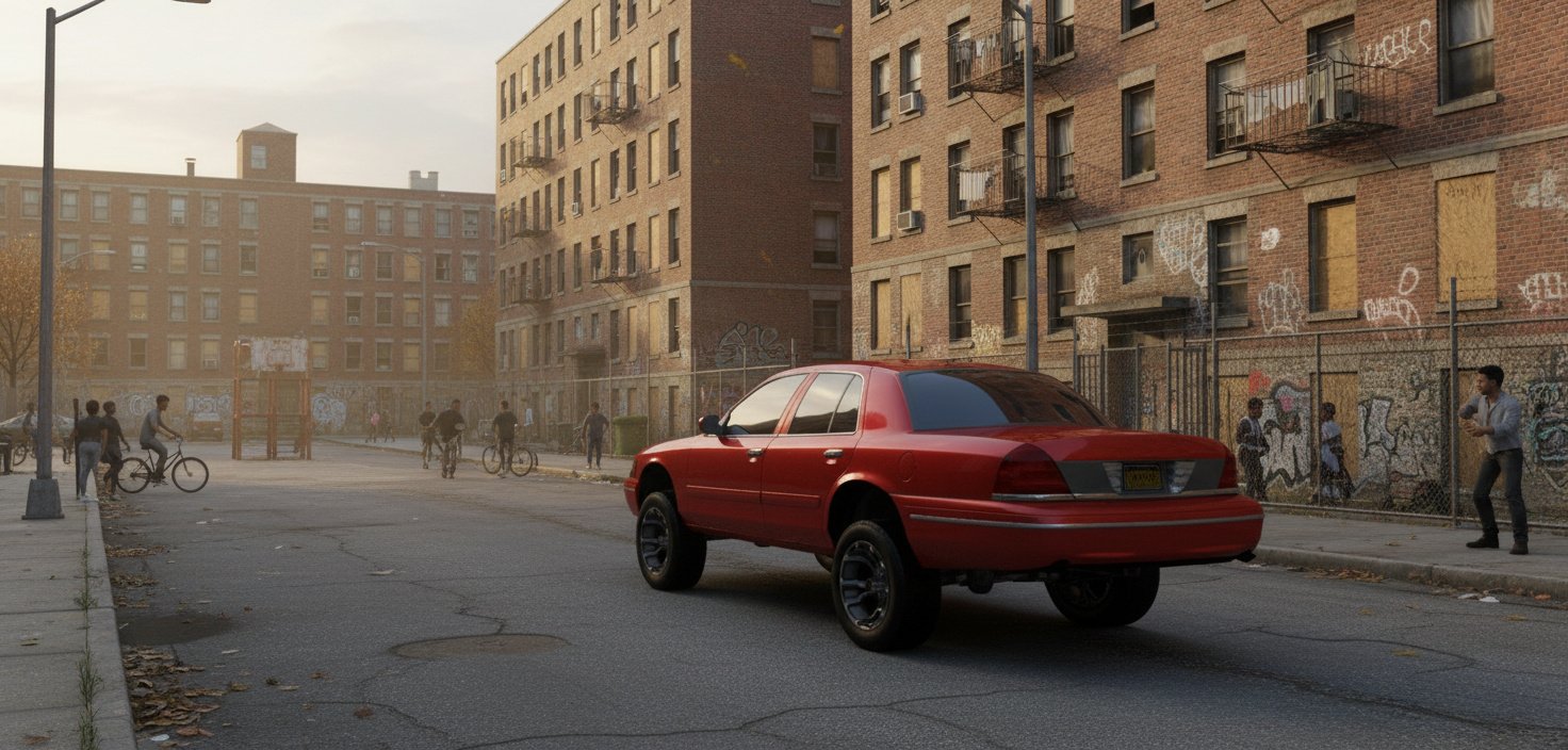 Crown Victoria Donk 3D X model - Ford - Image 17